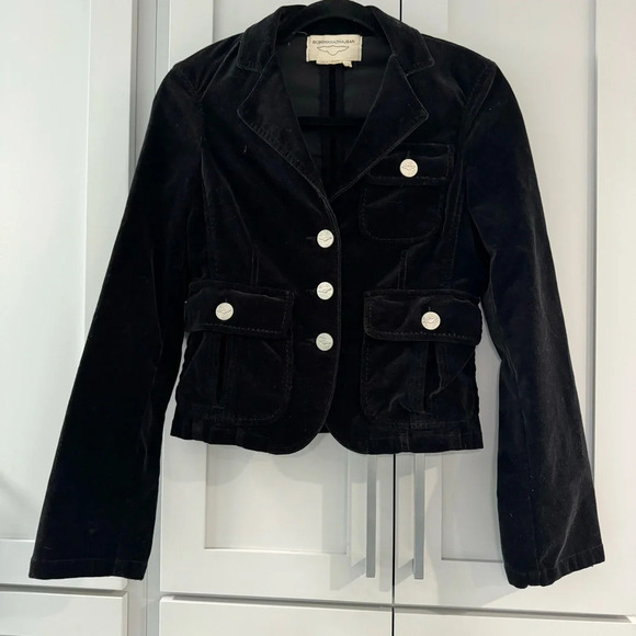 Y2K Velvet Blazer BCBGMaxAzria - Picture 1 of 6